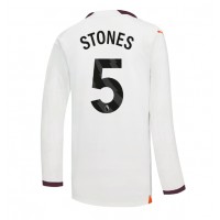 Moški Nogometni dresi Manchester City John Stones #5 Gostujoči 2023-24 Dolgi Rokav